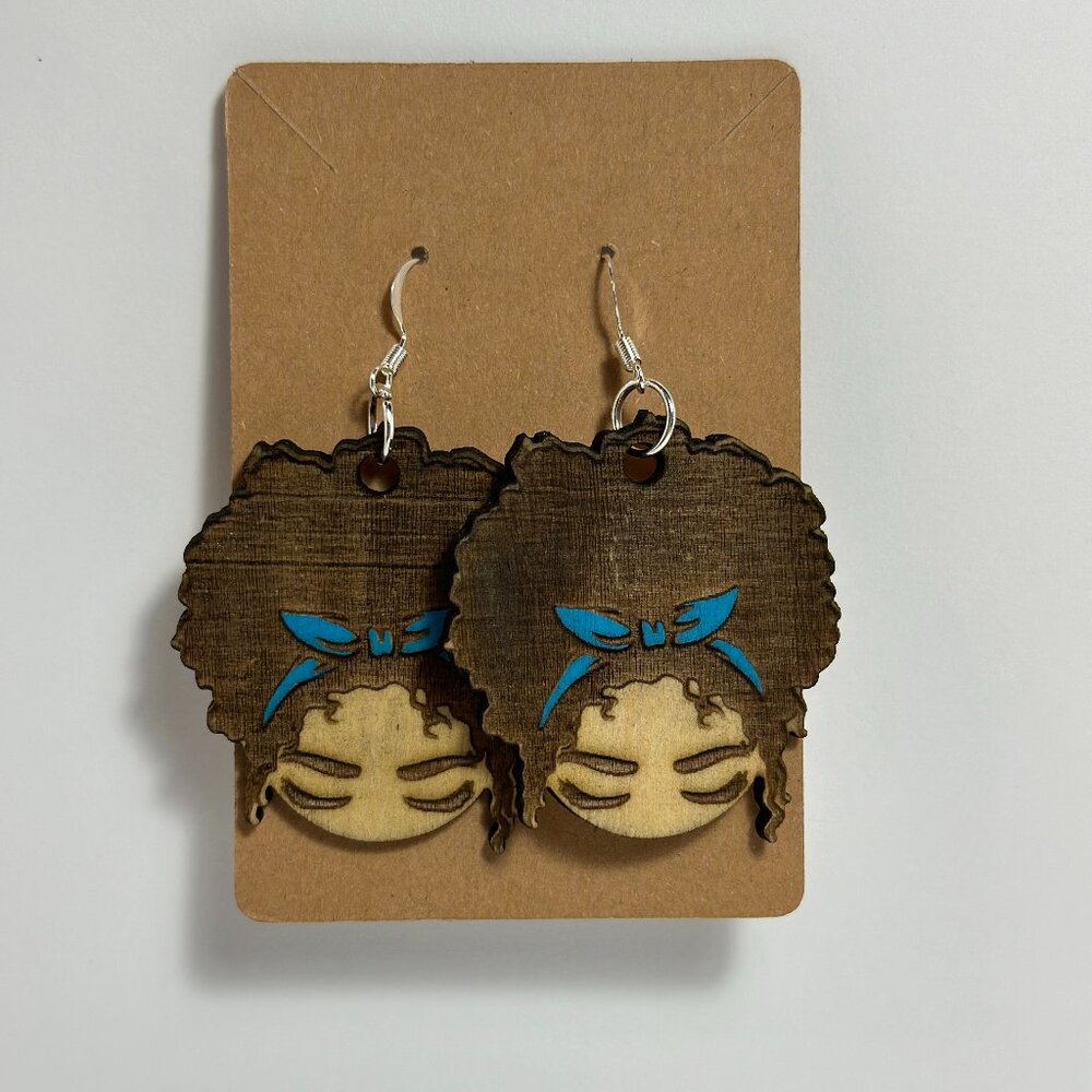Loc'd Girl Earrings